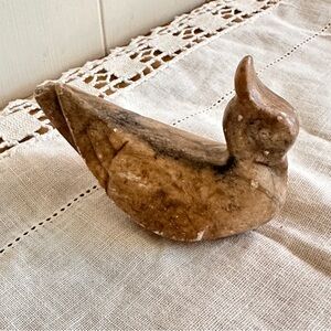 Handcarved soapstone Bird Figurine